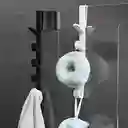 Organizador De 4 Piezas Con 5 Ganchos Para Puerta, Ideal Para Baño, Dormitorio Y Armario