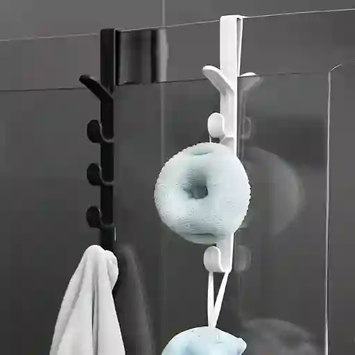 Organizador De 4 Piezas Con 5 Ganchos Para Puerta, Ideal Para Baño, Dormitorio Y Armario