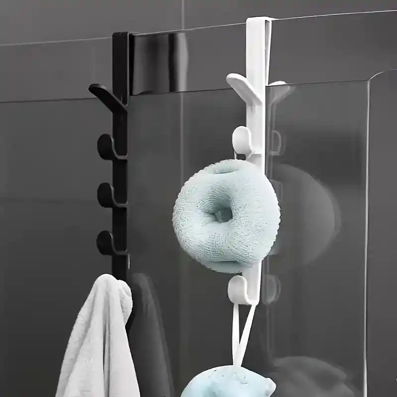 Organizador De 4 Piezas Con 5 Ganchos Para Puerta, Ideal Para Baño, Dormitorio Y Armario