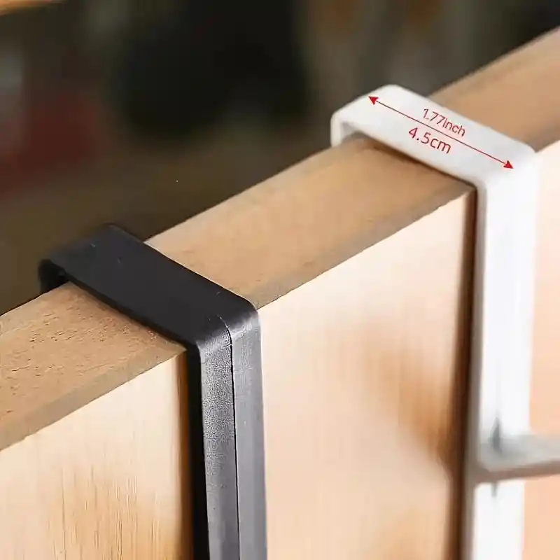 Organizador De 4 Piezas Con 5 Ganchos Para Puerta, Ideal Para Baño, Dormitorio Y Armario