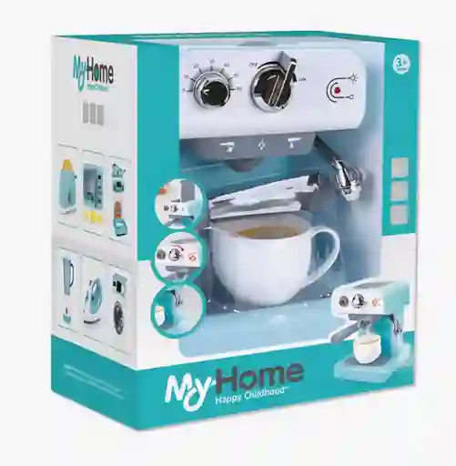 Cafetera De Juguete Con Luz, Sonido, Agua Y Vapor, Maquina De Café Simulación