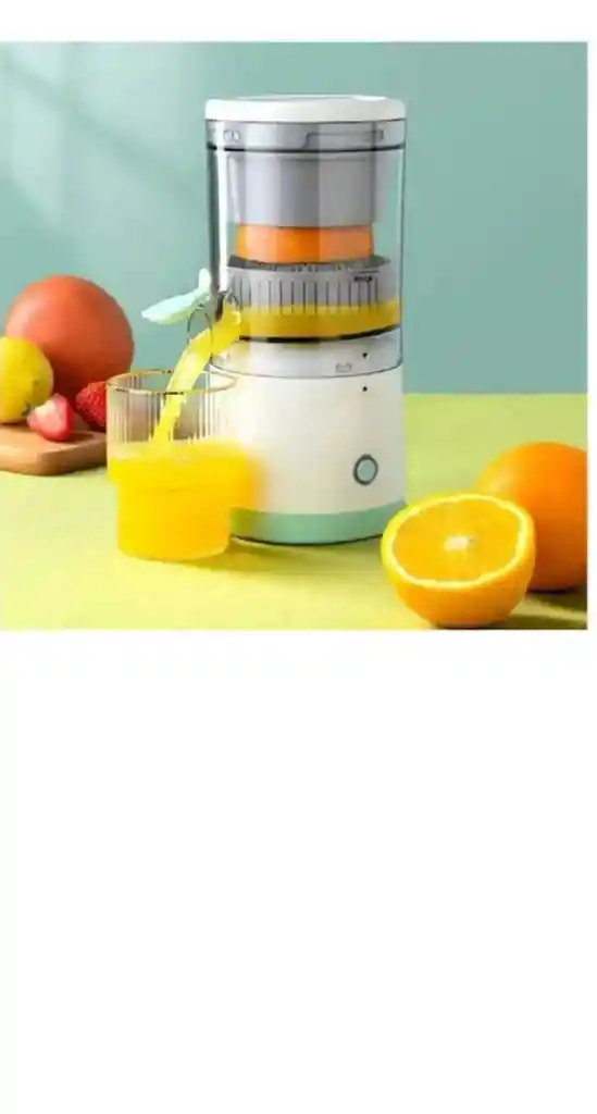 Extractor De Sumo De Fruta Eléctrico Recargable Jugo Naranja