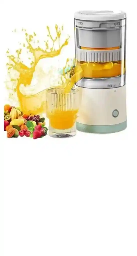Extractor De Sumo De Fruta Eléctrico Recargable Jugo Naranja