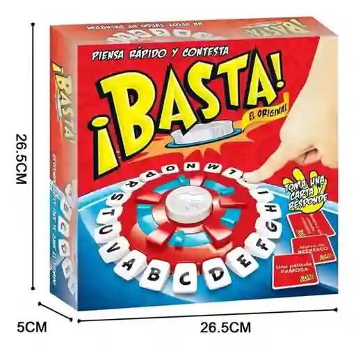 Basta Juego De Mesa Grande Piensa Rápido En Español