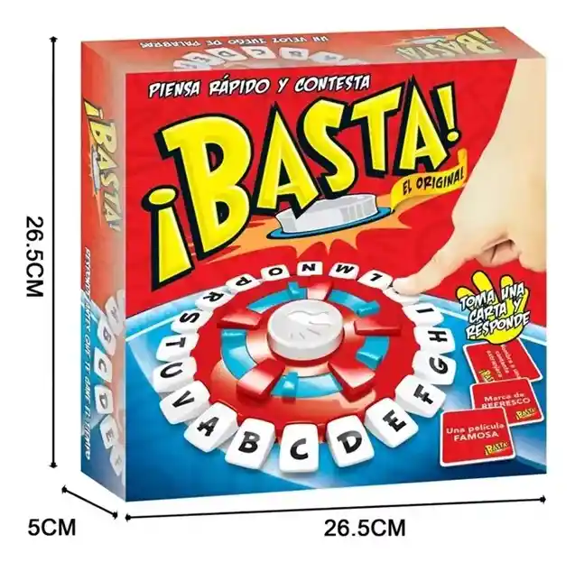 Basta Juego De Mesa Grande Piensa Rápido En Español