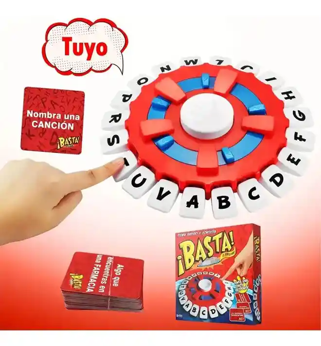 Basta Juego De Mesa Grande Piensa Rápido En Español