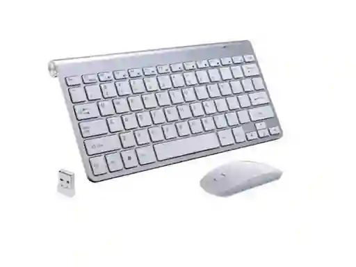 Combo Kit Teclado Y Mouse Inalambrico 2.4 Buetooth | Wb.8066