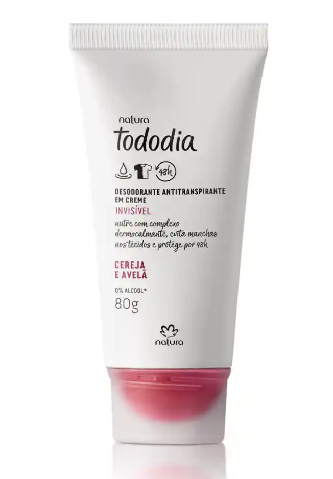 Desodorante Antitranspirante En Crema Tododia Cereza Y Avellana