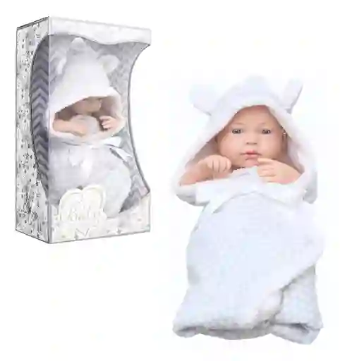 Muñeco Bebé Recién Nacido Realista Juguete Hora Del Baño 38 Cm