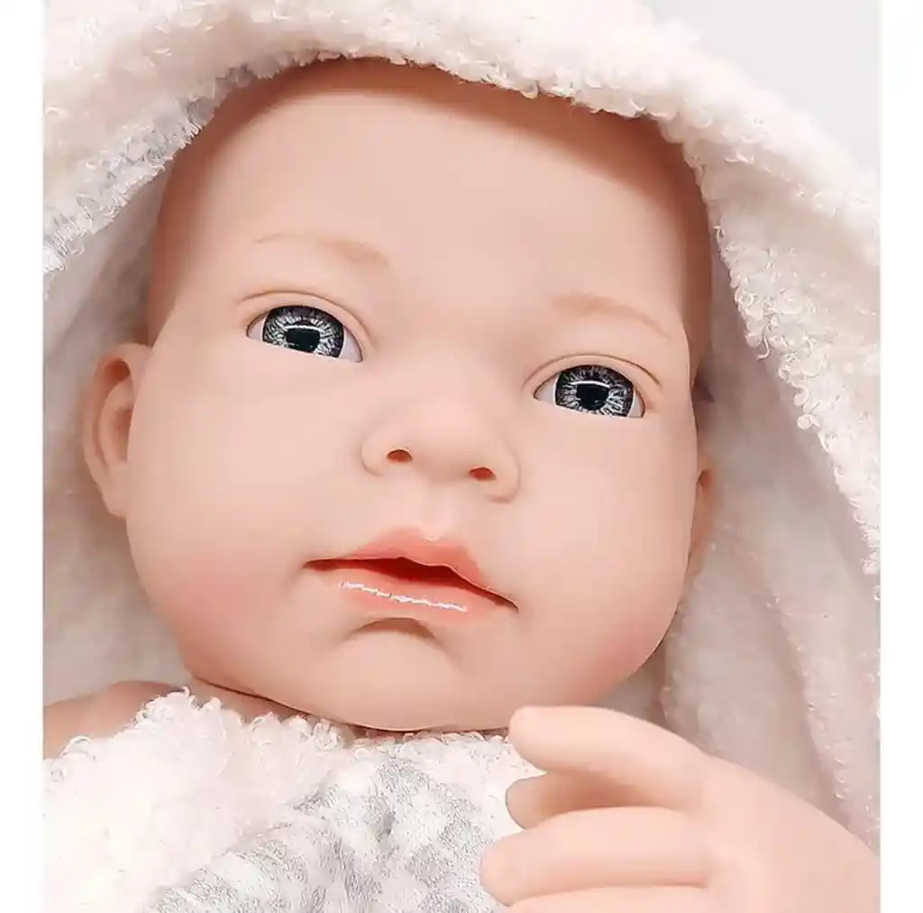Muñeco Bebé Recién Nacido Realista Juguete Hora Del Baño 38 Cm