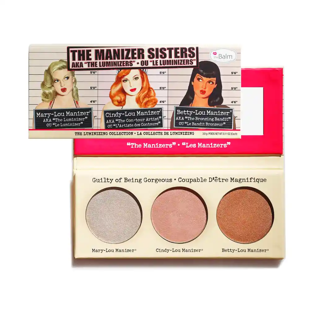 Paleta Trio Iluminadores The Manizer Sisters