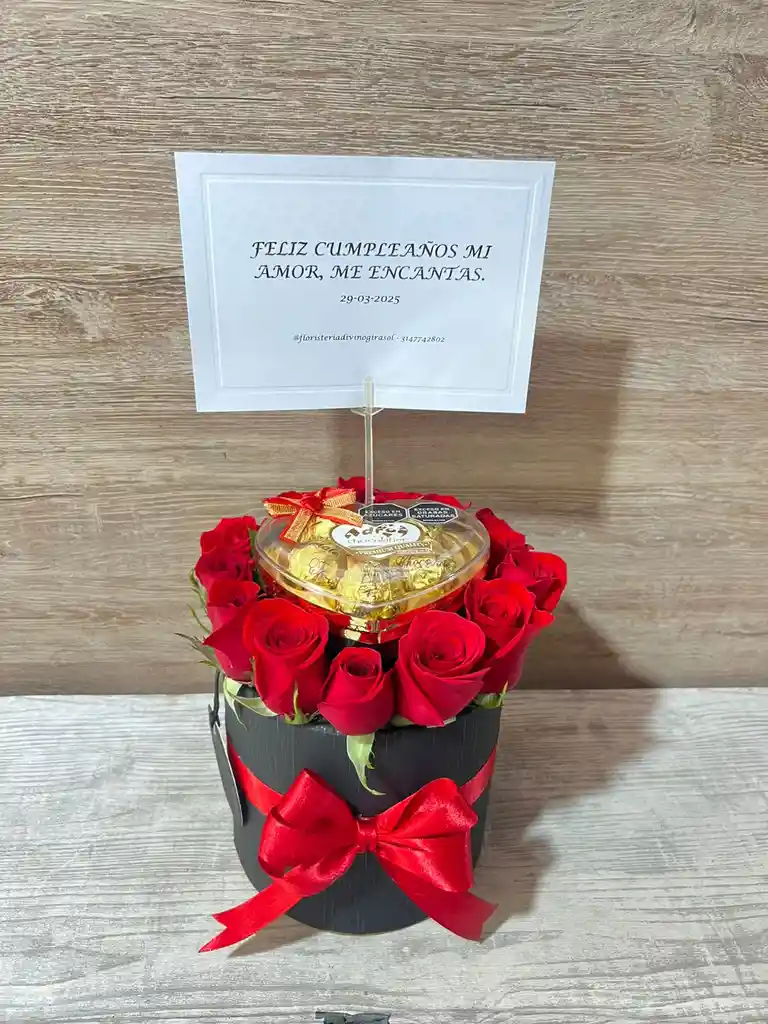 Caja Cilindro Chocolate