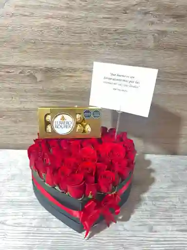 Caja Corazón Chocolate