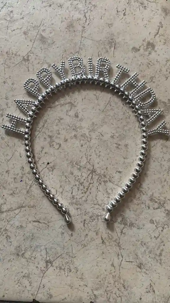 Vincha O Diadema Para Cumpleaños