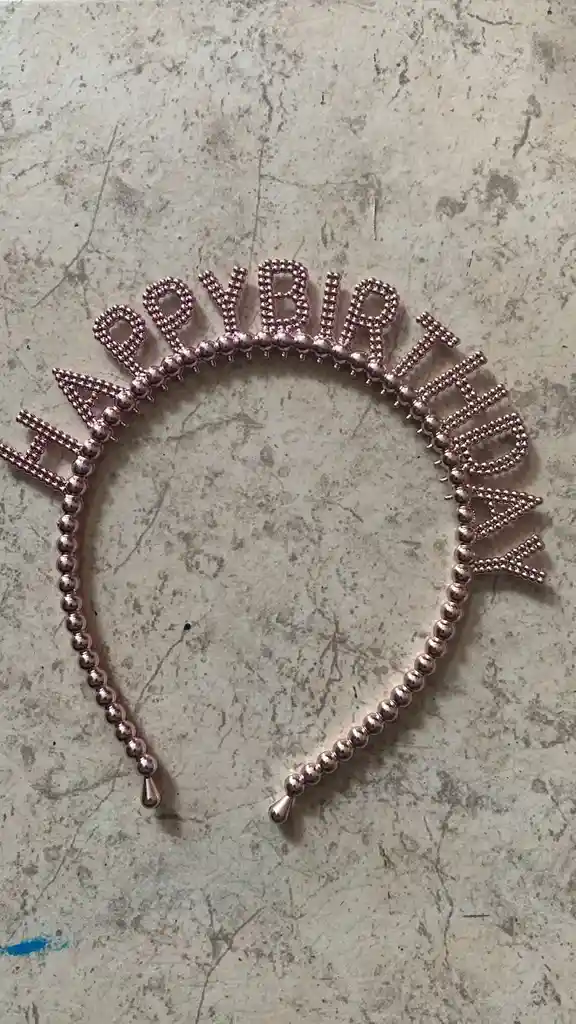 Vincha O Diadema Para Cumpleaños