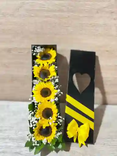 Caja Girasoles Amarillo