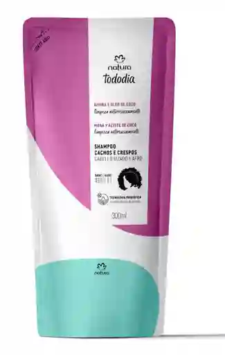Repuesto Shampoo Rizos Y Afros Tododia Mora Y Aceite De Coco