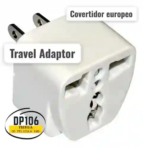 Convertidor Europeo Adaptador Electrico Viajero Travel Adaptor