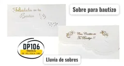 Sobre De Lluvia Ocasion Bautizo