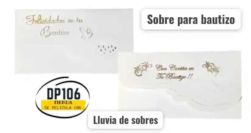 Sobre De Lluvia Ocasion Bautizo