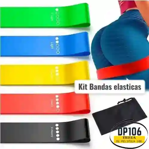 Kit De Bandas Elasticas X 5 Bandas