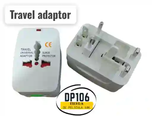 Adaptador Electrico Viajero / Convertidor Universal Europa Travel Adaptor