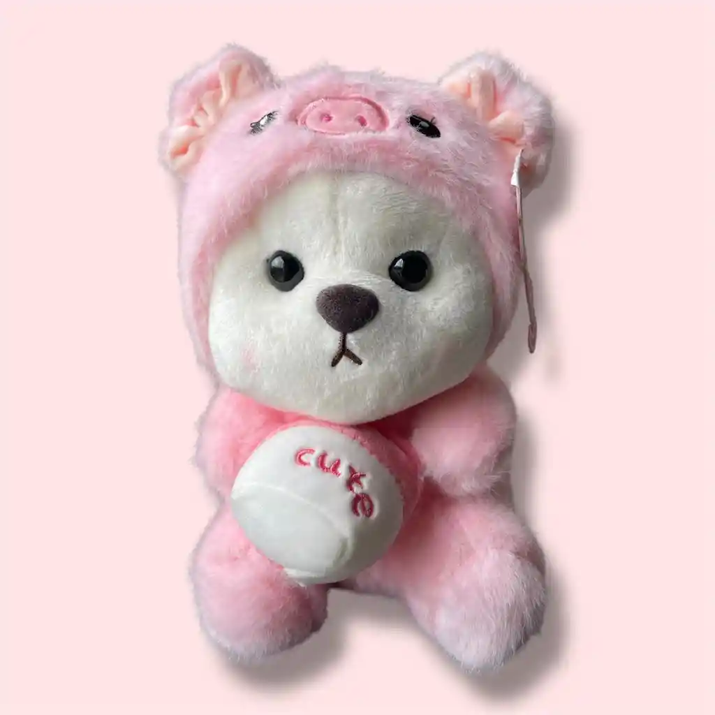 Peluche Osito Disfrazado De Cerdito