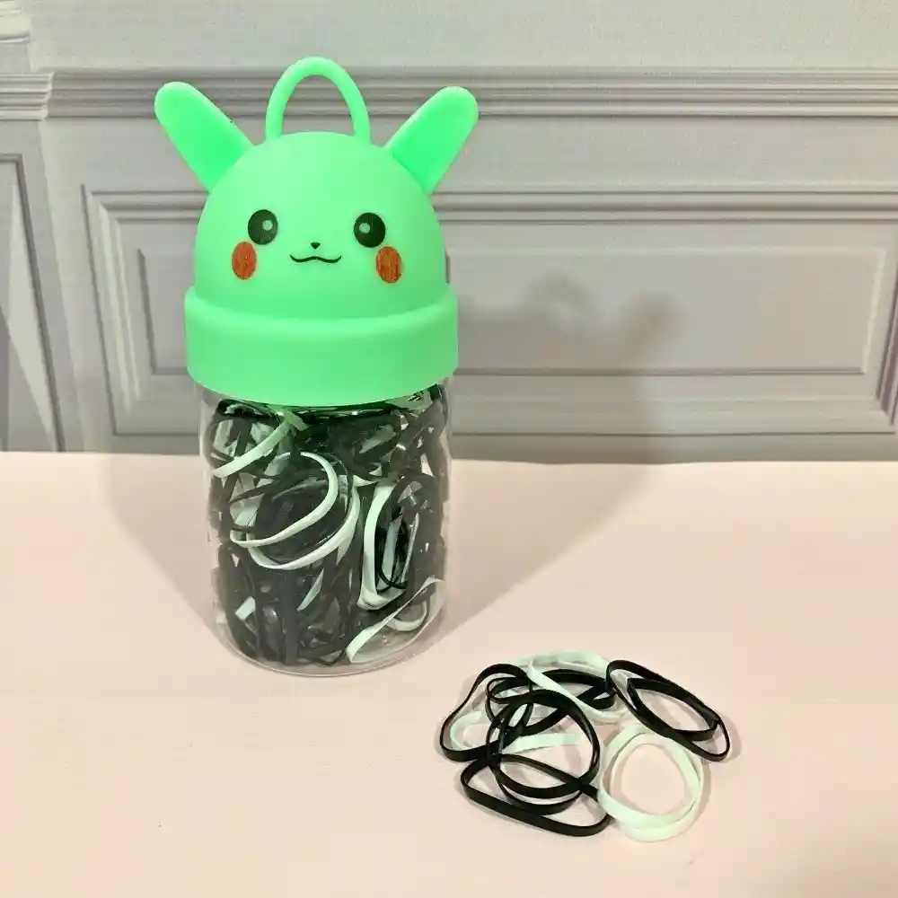 Set De 3 Estuches Cauchos Para Peinados De Niña