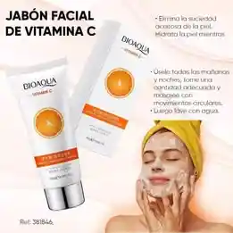 Jabón Facial Bioaqua Con Vitamina C