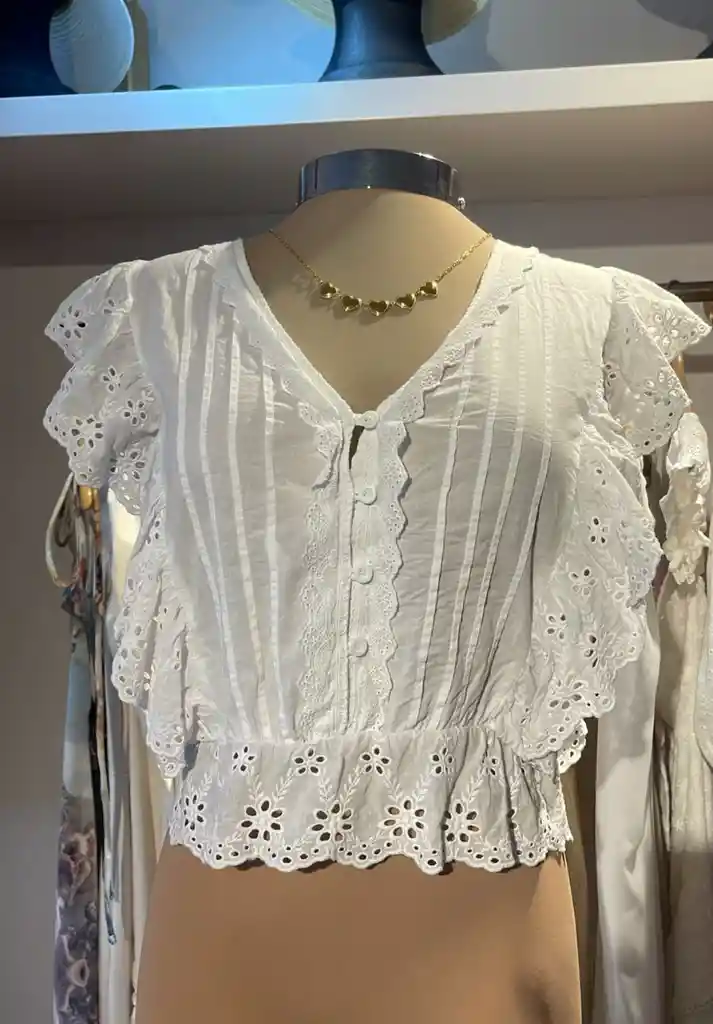 Blusa Flor De Lino