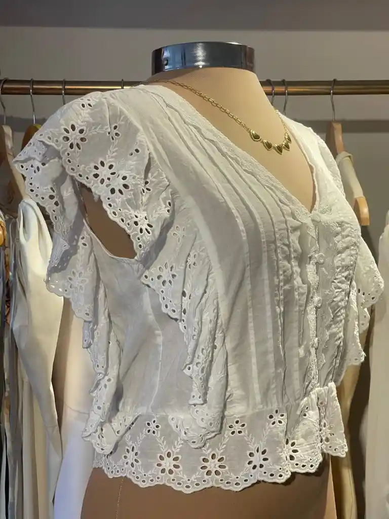 Blusa Flor De Lino
