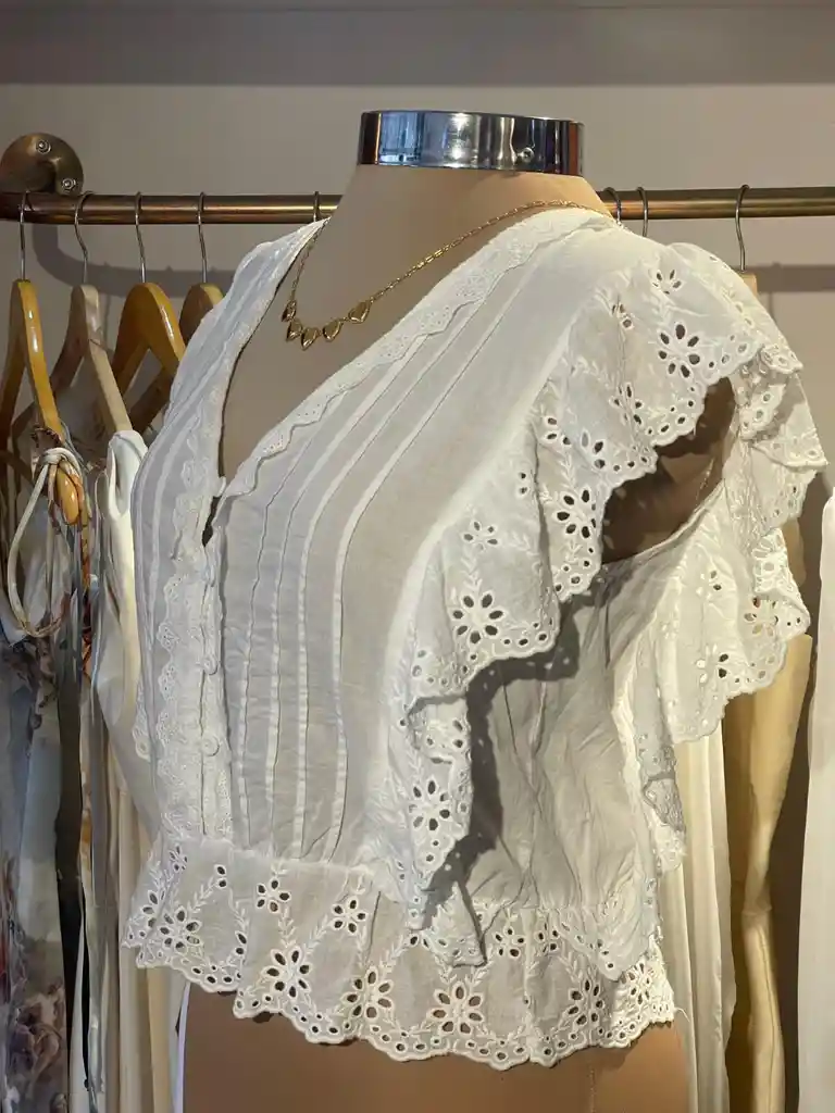 Blusa Flor De Lino