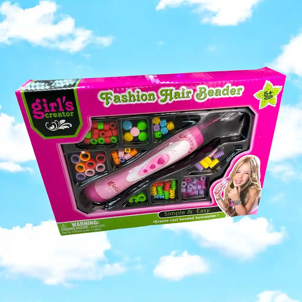 Set Kit De Chaquiras Para Cabello De Niñas Belleza