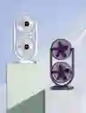 Ventilador De Escritorio Doble, 3 Ajustes De Velocidad Funcionamiento Silencioso, Potente Eléctrico Ligero