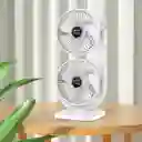 Ventilador De Escritorio Doble, 3 Ajustes De Velocidad Funcionamiento Silencioso, Potente Eléctrico Ligero
