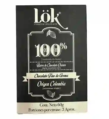 Chocolate Lok 100% Cacao - 60g