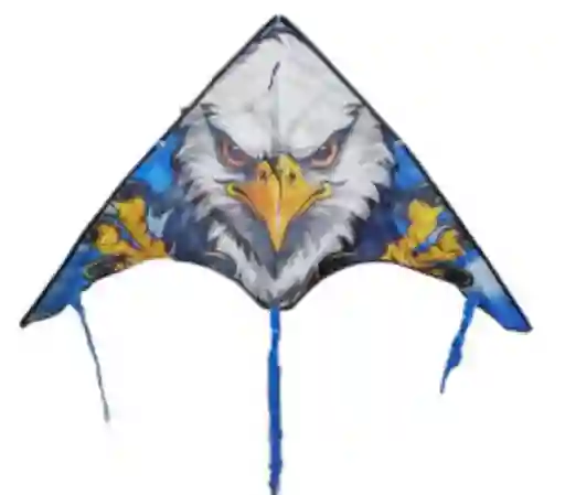 Cometa Pequeña Triangular Para Volar Motivo Aguila 80*39cm