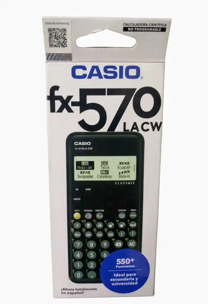 Calculadora Científica Casio Fx-570la Cw Classwiz 550+ Funciones Original