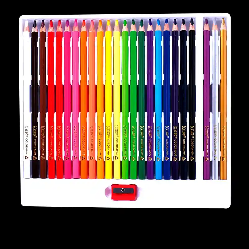 Colores Unipunta 21+3 Und 4 Mm + Tajalápiz Klipp