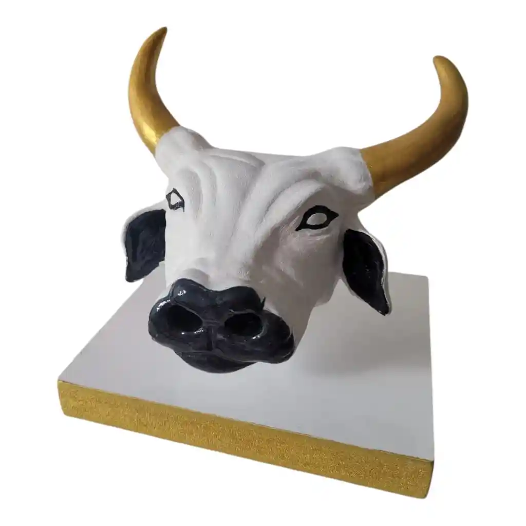 Cabeza De Toro - Decoración Artesanal