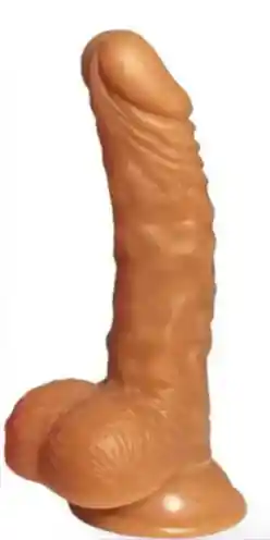 Dildo 19cm Realista Anal Vaginal Con Chupa Ventosa Dior Unisex Juguete Erotico Sexual Lucas