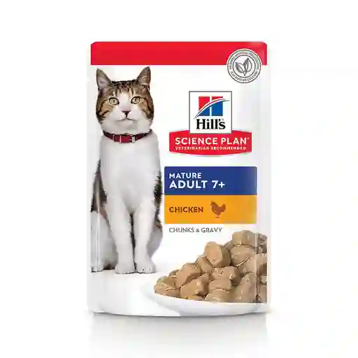 Hills Tender Chicken Dinner Adult 7+ Cat Pouch 79g