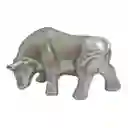 Toro Plateado Decorativo