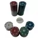 Set De Fichas Poker Casino Texas Hold X 100 Dorado