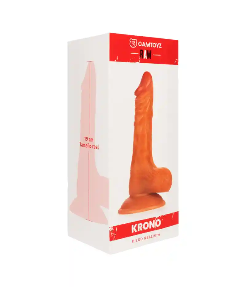 Dildo Realista Con Ventosa Krono 19 Cm