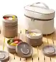 Lonchera Térmica Portátil, Mantiene La Comida Caliente, Bento Aislada Para Adultos