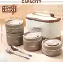 Lonchera Térmica Portátil, Mantiene La Comida Caliente, Bento Aislada Para Adultos