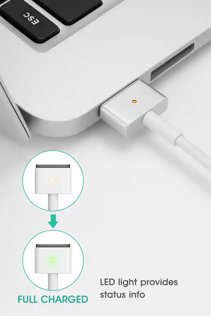 Macbook Cargador Air 11 - 13 45w Magsafe 2 A1465 A1466 A1436 (80140202)