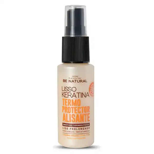 Termoprotector Be Natural Lisso Keratina Alisante Mini 50ml