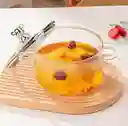Olla Vidrio Templado Transparente Resistente Altas Temperaturas Con Tapa